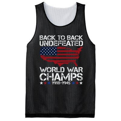 4th Of July Back To Back Undefeated World War Champs Mesh Reversible Basketball Jersey Tank