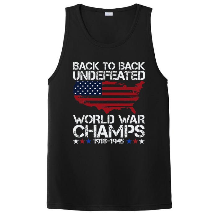 4th Of July Back To Back Undefeated World War Champs PosiCharge Competitor Tank