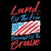 4th Of July Patriotic Land Of The Free Because Of The Brave Great Gift Cooling Performance Long Sleeve Crew