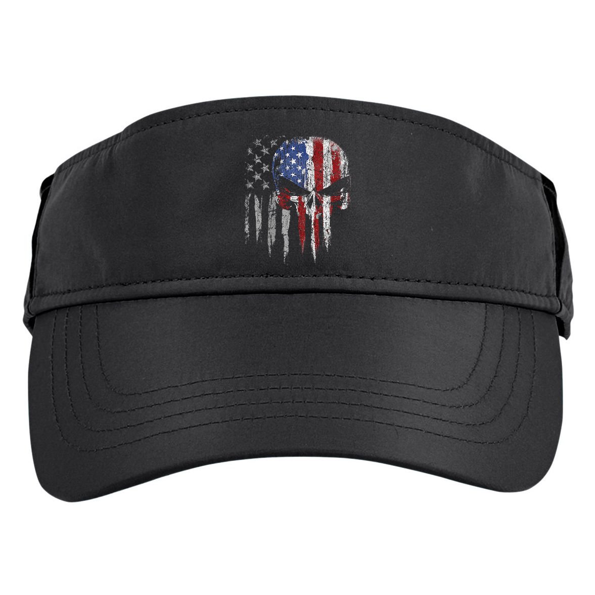 4th Of July For Women American Flag Skull Skeleton Adult Drive Performance Visor
