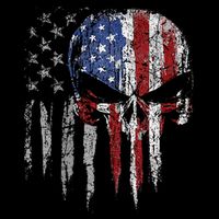 4th Of July For Women American Flag Skull Skeleton Cropped Pullover Crew