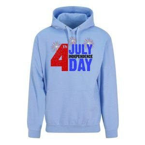 4th Of July Independence Day Fireworks Celebration Unisex Surf Hoodie