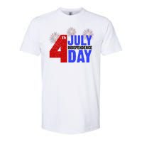 4th Of July Independence Day Fireworks Celebration Softstyle CVC T-Shirt