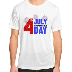 4th Of July Independence Day Fireworks Celebration Adult ChromaSoft Performance T-Shirt