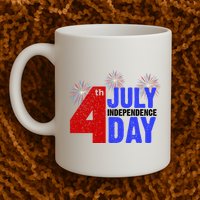 4th Of July Independence Day Fireworks Celebration Mug