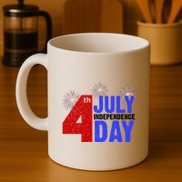 4th Of July Independence Day Fireworks Celebration Mug