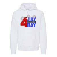 4th Of July Independence Day Fireworks Celebration Premium Hoodie