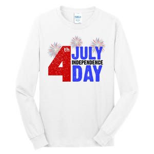 4th Of July Independence Day Fireworks Celebration Tall Long Sleeve T-Shirt