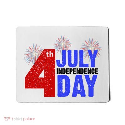 4th Of July Independence Day Fireworks Celebration Mousepad
