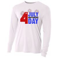 4th Of July Independence Day Fireworks Celebration Cooling Performance Long Sleeve Crew