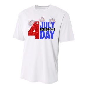 4th Of July Independence Day Fireworks Celebration Performance Sprint T-Shirt