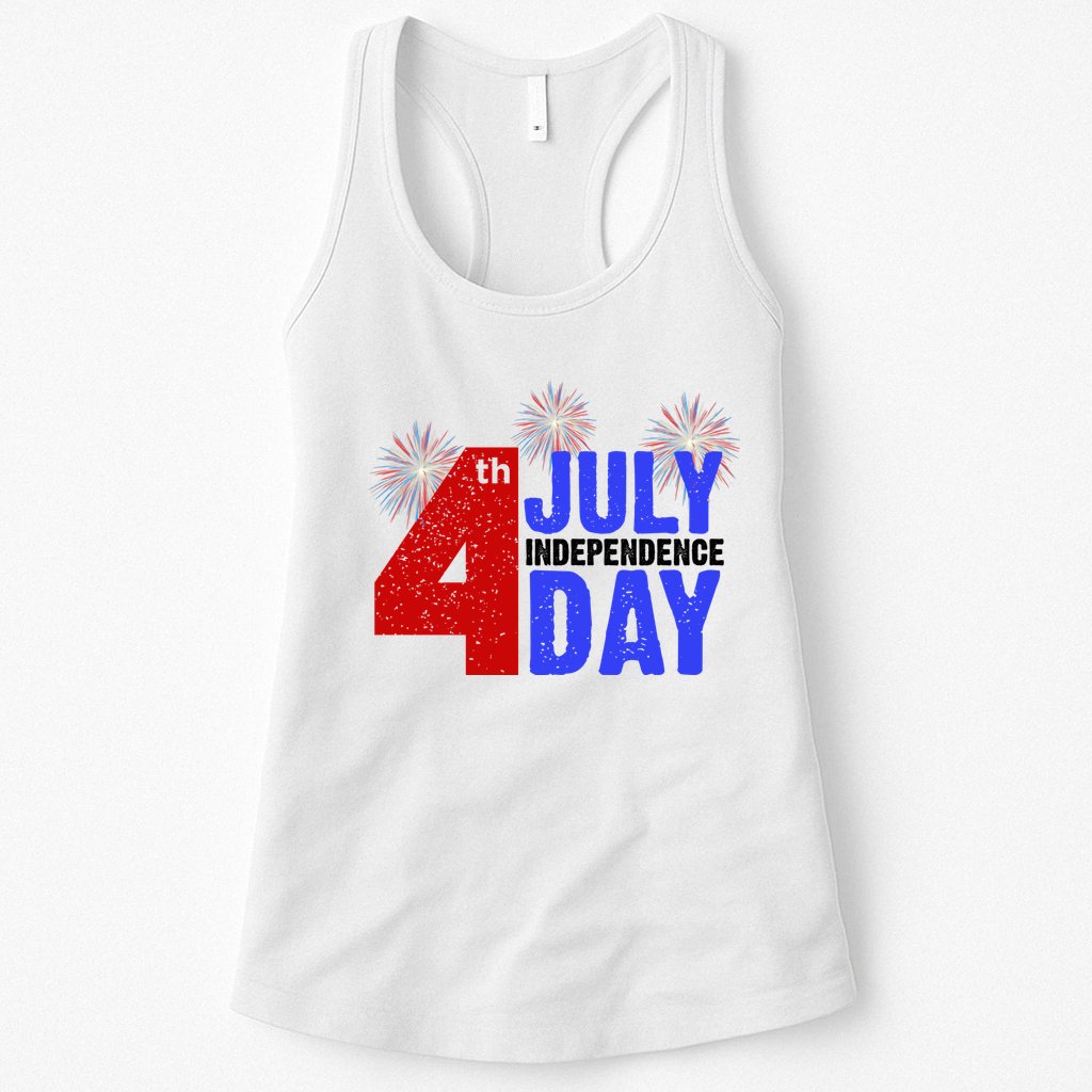 4th Of July Independence Day Fireworks Celebration Womens Tank Top