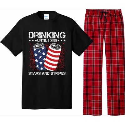 4th Of July Independence Day Celebration Graphic Pajama Set