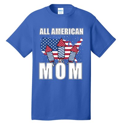 4th Of July Accessoires All American Mom Gift Tall T-Shirt