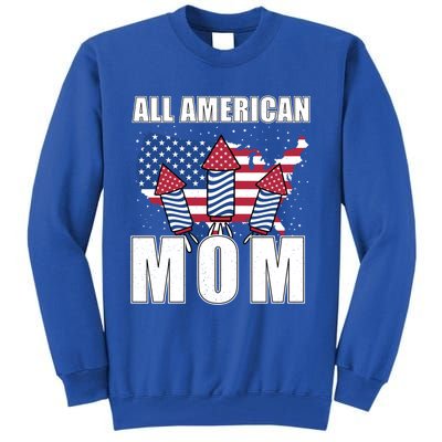 4th Of July Accessoires All American Mom Gift Tall Sweatshirt