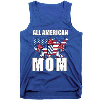 4th Of July Accessoires All American Mom Gift Tank Top