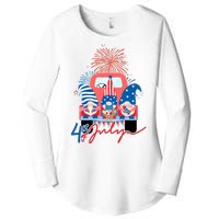 4th Of July Gnome Celebration Women's Perfect Tri Tunic Long Sleeve Shirt