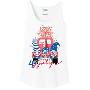 4th Of July Gnome Celebration Ladies Essential Tank