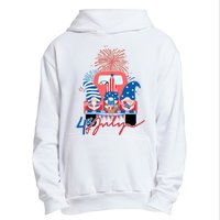 4th Of July Gnome Celebration Urban Pullover Hoodie