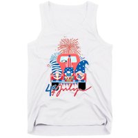 4th Of July Gnome Celebration Tank Top