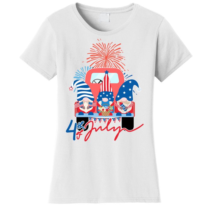 4th Of July Gnome Celebration Women's T-Shirt