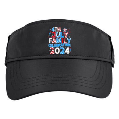 4th Of July Family Celebration 2024 Family Matching Squad Adult Drive Performance Visor