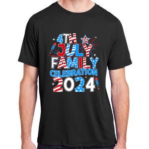 4th Of July Family Celebration 2024 Family Matching Squad Adult ChromaSoft Performance T-Shirt