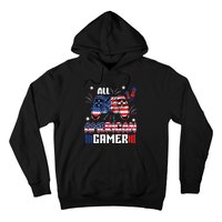 4th Of July All American Gamer Flag Hoodie