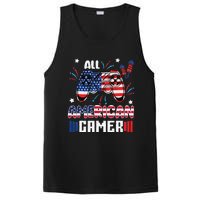 4th Of July All American Gamer Flag PosiCharge Competitor Tank