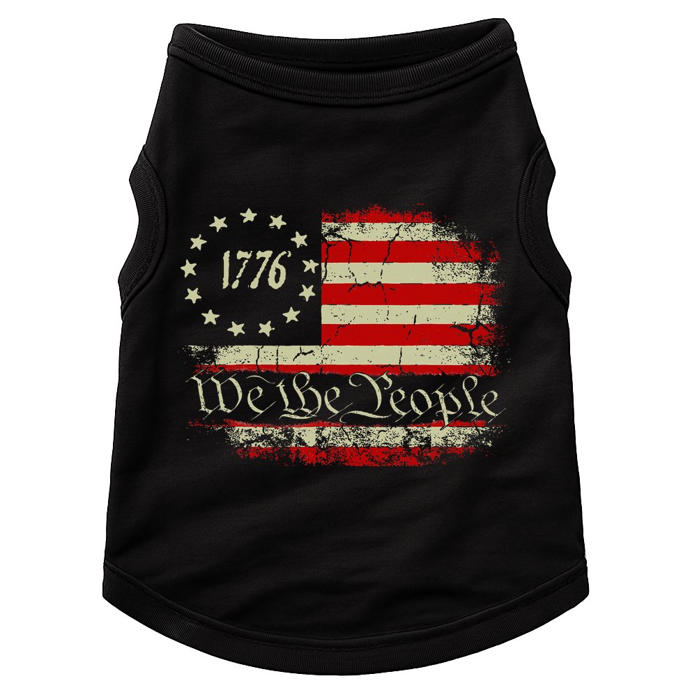 4th Of July Usa Flag American Doggie Tank