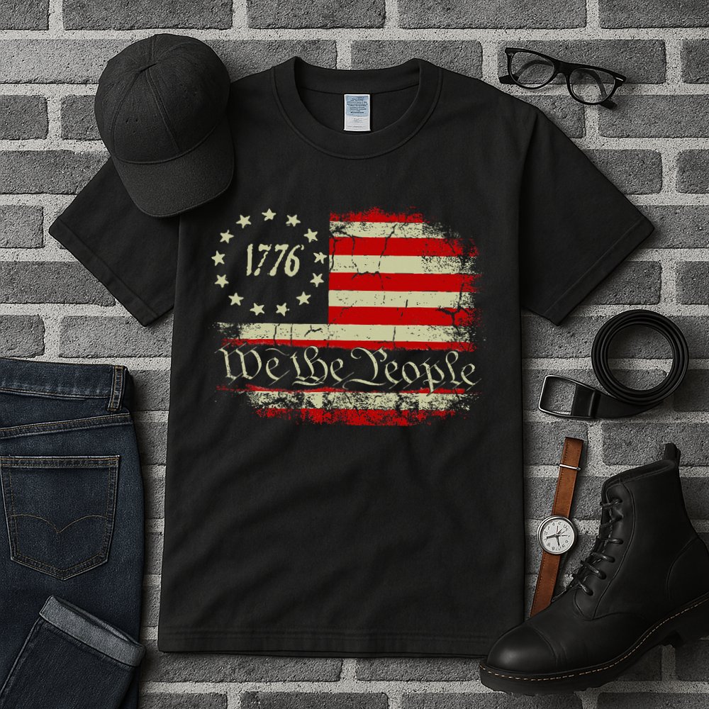 4th Of July Usa Flag American Tall T-Shirt