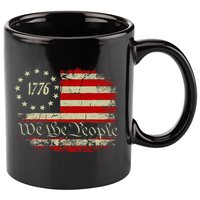 4th Of July Usa Flag American 11oz C Handle Ceramic Mug