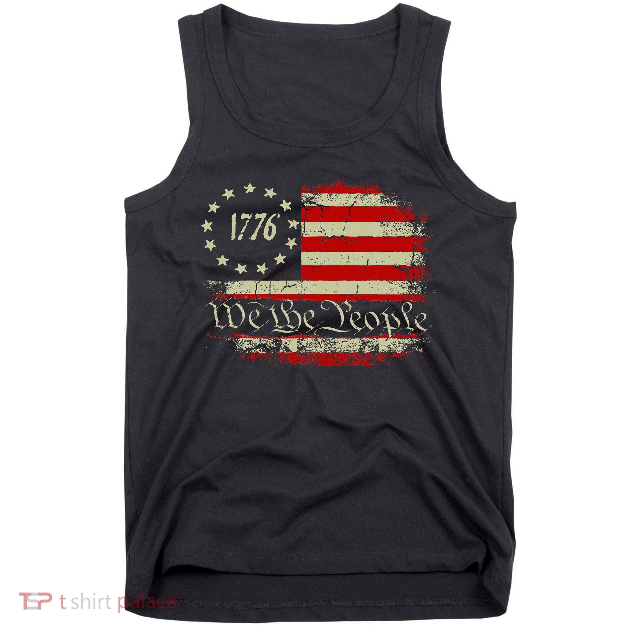 4th Of July Usa Flag American Tank Top