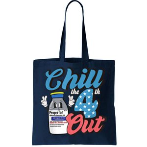 4th Of July ICU Nurse Chill Out Propofol Sedation Squad CCU Tote Bag