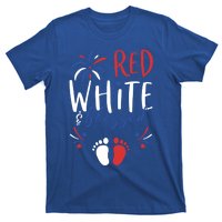 4th Of July Pregnancy Dress Cute Patriotic Reveal Gift T-Shirt