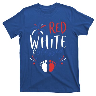 4th Of July Pregnancy Dress Cute Patriotic Reveal Gift T-Shirt