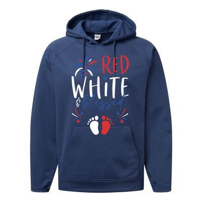 4th Of July Pregnancy Dress Cute Patriotic Reveal Gift Performance Fleece Hoodie