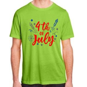 4th Of July Independence Day Celebration Adult ChromaSoft Performance T-Shirt