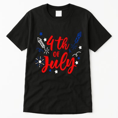 4th Of July Independence Day Celebration Tall T-Shirt