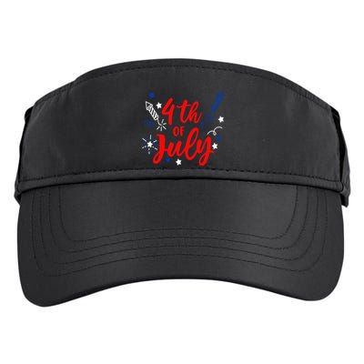 4th Of July Independence Day Celebration Adult Drive Performance Visor