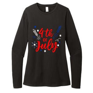 4th Of July Independence Day Celebration Womens CVC Long Sleeve Shirt