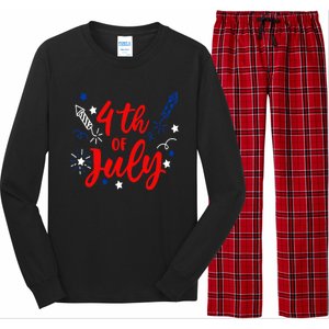 4th Of July Independence Day Celebration Long Sleeve Pajama Set