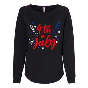 4th Of July Independence Day Celebration Womens California Wash Sweatshirt