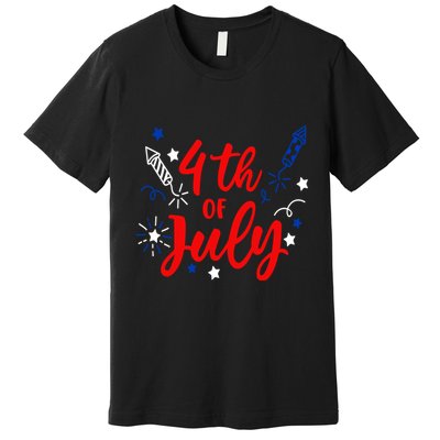 4th Of July Independence Day Celebration Premium T-Shirt