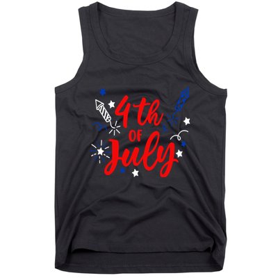 4th Of July Independence Day Celebration Tank Top