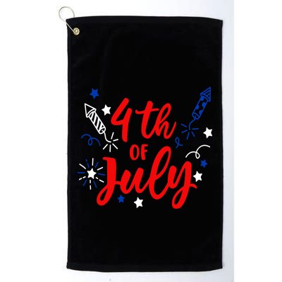 4th Of July Independence Day Celebration Golf Towel