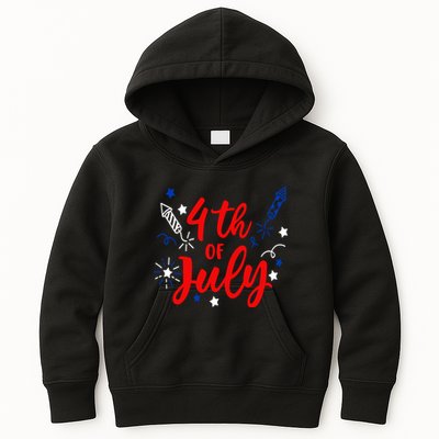 4th Of July Independence Day Celebration Kids Hoodie