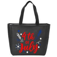 4th Of July Independence Day Celebration Zip Tote Bag