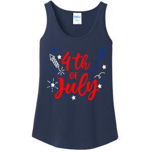 4th Of July Independence Day Celebration Ladies Essential Tank