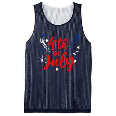 4th Of July Independence Day Celebration Mesh Reversible Basketball Jersey Tank